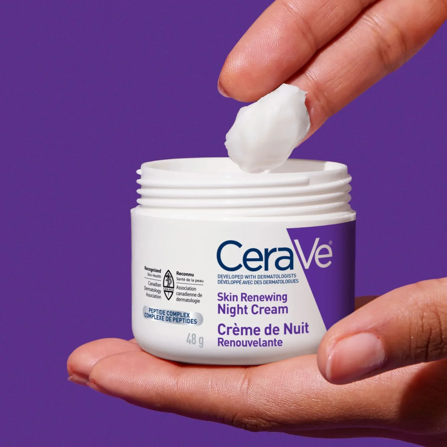 CeraVe DEVELOPED WITH DERMATOLOGISTS Skin Renewing Night Cream =